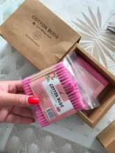 200 unids/caja de doble cabeza hisopo de algodón palos de bambú algodón desechable Capullos de algodón para belleza maquillaje nariz y orejas de limpieza