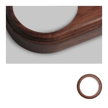 

Dividual sash dark wood round modulate