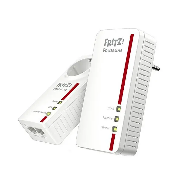 Wi-Fi PLC Адаптер Fritz! 1260E 1200 Мбит/с, белый цвет