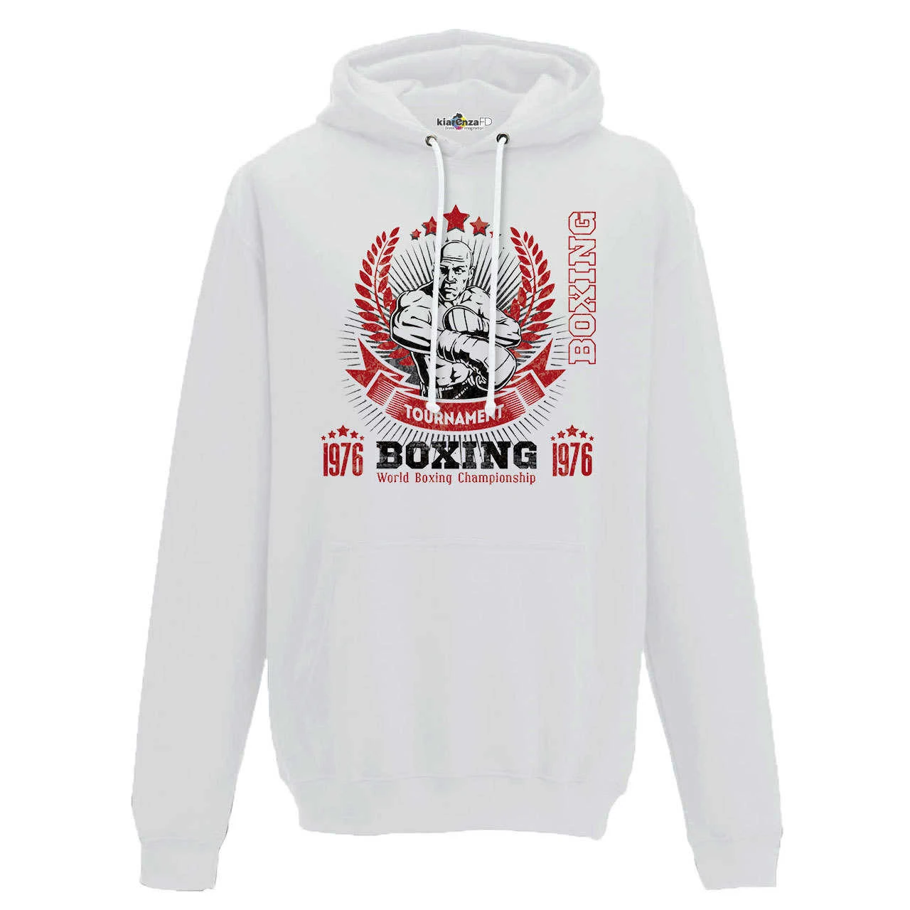 Sudadera con Torneo de boxeo Campeonato del Mundo Boxer deporte 2 S| Sudaderas con capucha y sudaderas|