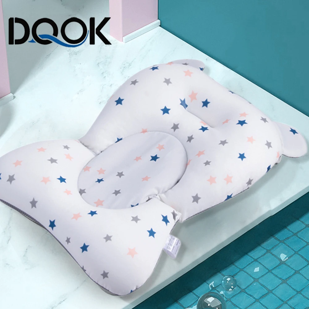 Baby Bath Seat Support Mat Foldable Tub Pad Chair Newborn Anti-Slip Soft baby bath seat,baby bath support pad,baby bath tool,baby bath tub