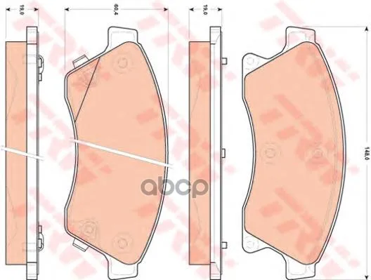 Gdb1843_=1431 12 [542120]!Колодки Дисковые П Opel Astra 1.4/1.6/1.3d 09 Trw/Lucas Gdb1843 TRW/Lucas арт. GDB1843