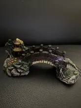 Retro-Arch-Bridge-Ornaments Aquarium-Decoration Fish-Tank-Bridge Turtle-Stairs Landscaping