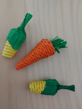 Hamster Chew-Bite-Toys Carrot-Shaped Guinea-Pig Rabbit Tooth-Cleaning-Toys 3/1pcs
