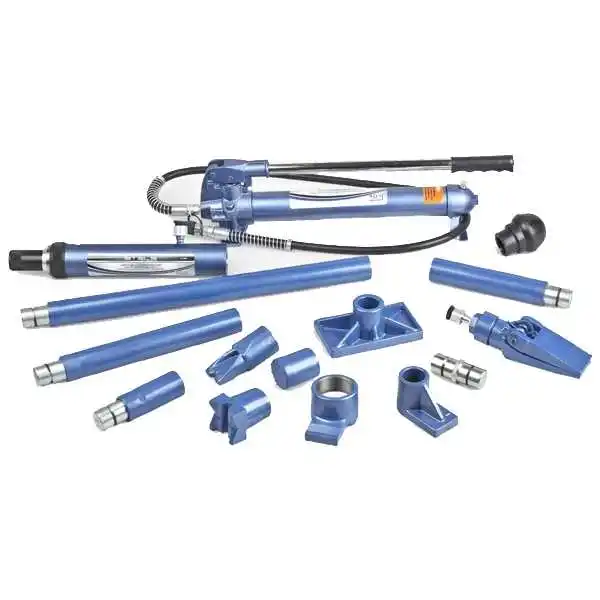 Hydraulic tensile 4 T 16-piece set 7 Replaceable attachments in a plastic case stels (art. 51354) | Инструменты
