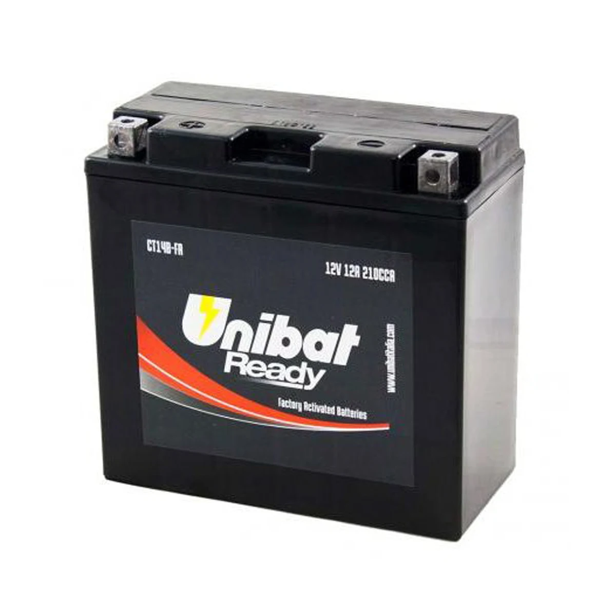 Unibat Ct14B-Fa-Ready-To-Use Sigillato Moto Ct14B-Fa Batteria (Yt14B-Fa Equivalente) Moto Rcycle