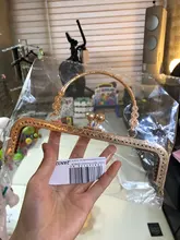 1 ud. Nuevo cierre de broche de beso de marco de Metal caliente para bolso con costura monedero bolsa de monedas herramienta DIY 20,5 cm