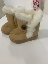 Snow-Boots Kids Child Shoes Toddler Girls Winter Princess Warm for New Non-Slip Flat