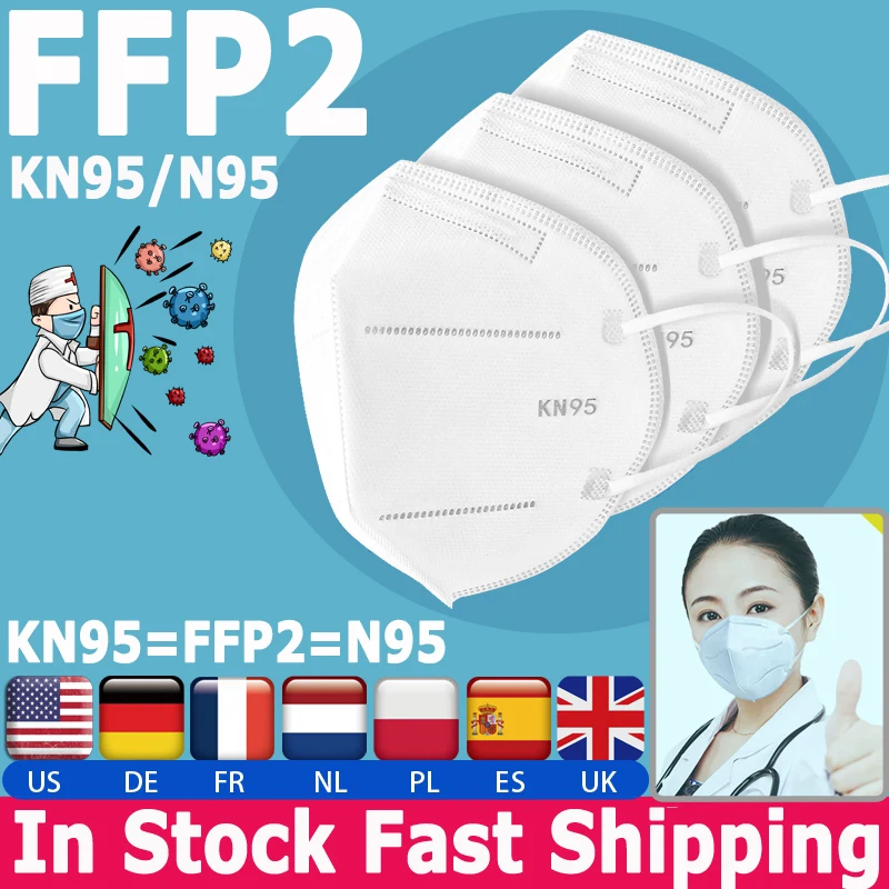 

Face Mask N95 Respir FFP2 Mask Dust Mask FFP3 Dustproof Anti-fog Breathable Face Mask Protective Mask 99% Filtration Dust Masks