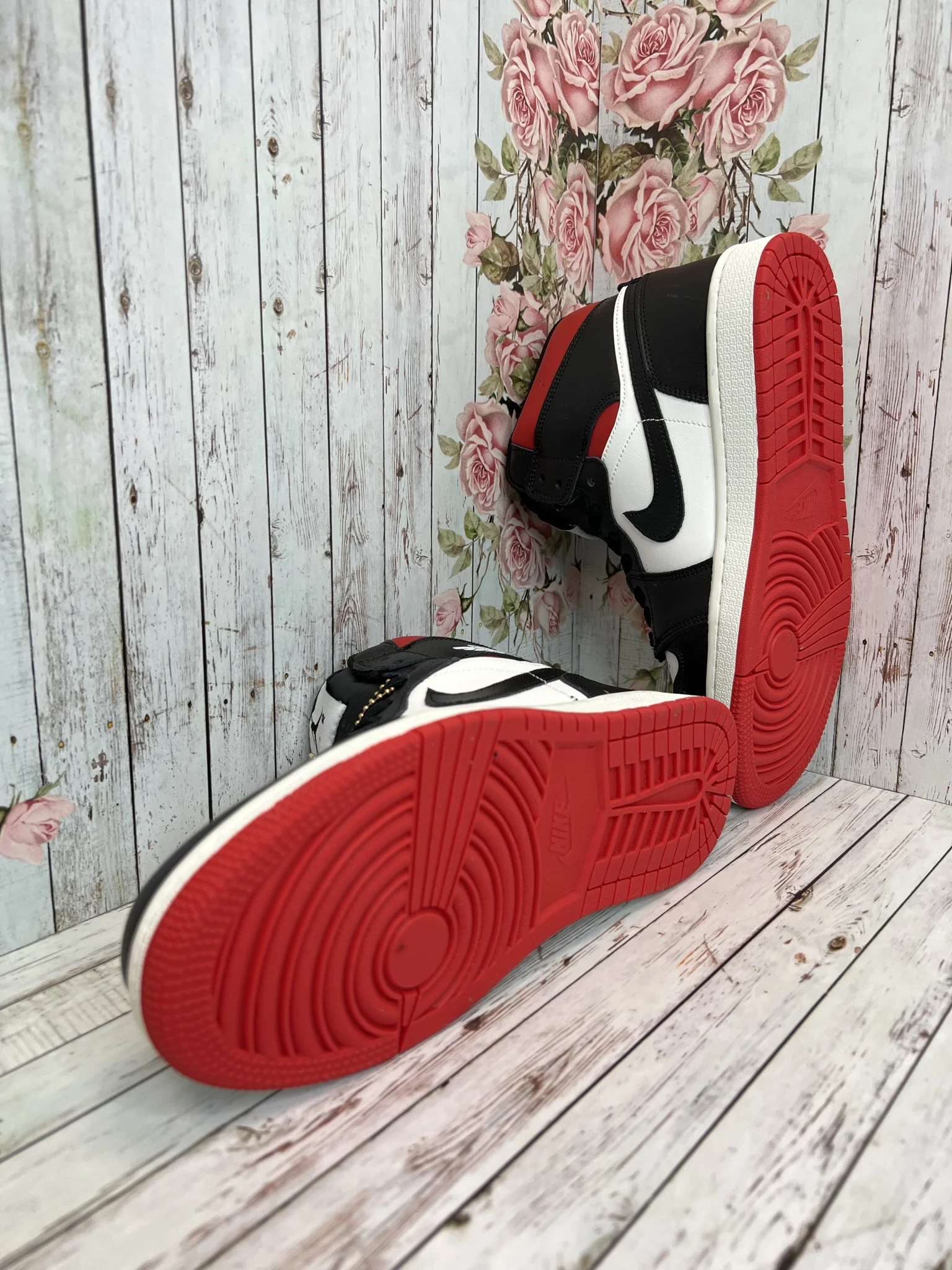 Zapatillas deportivas Air Jordan, color negro y rojo, para adolescentes| |  - AliExpress