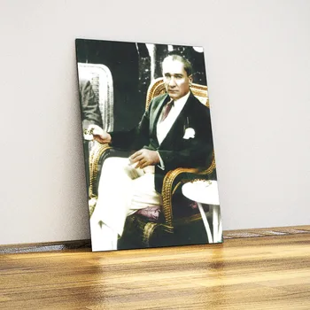 

Ataturk Coffee İçerken - Metal Poster