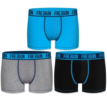 

FREEGUN Boxers type boxer pack 3/6/12 units in various Colour plain basic