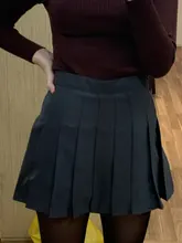 Falda plisada de cintura alta para mujer, faldas a cuadros, estilo Preppy, para baile