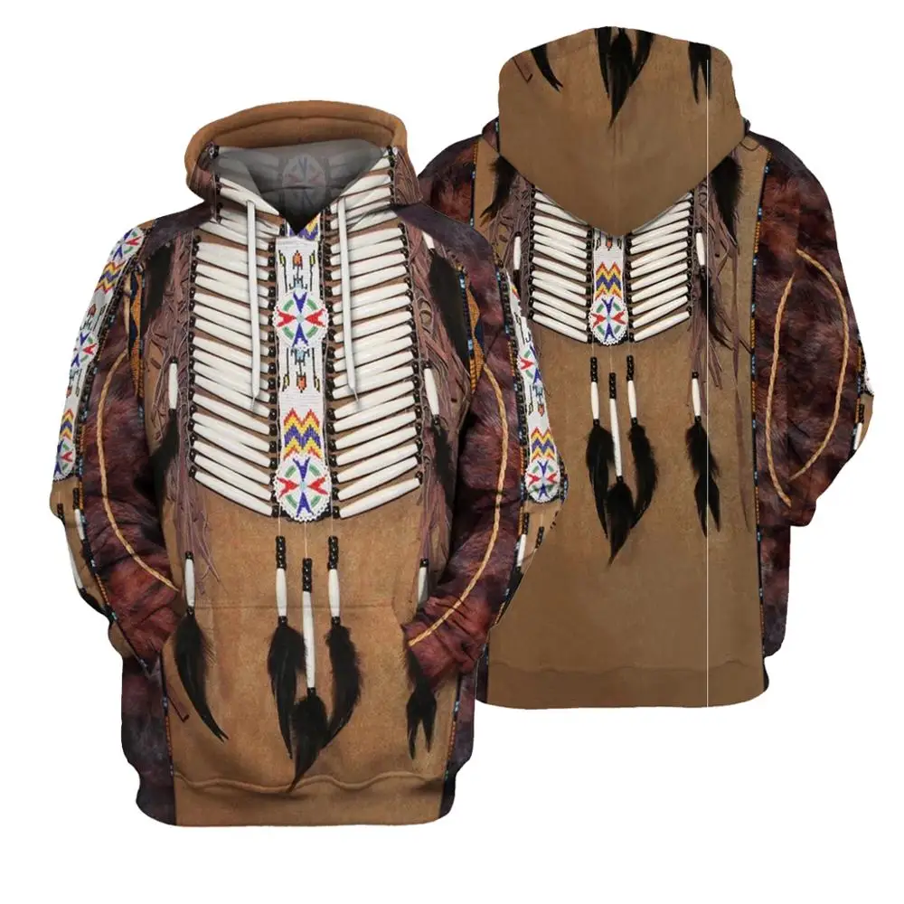 SONSPEE Bohemia Style Hoodie Native American 3D Print Winter Longsleeve Hoodies Harajuku Streetwear Pullover Sudadera Hombre G90 SONSPEE Bohemia Style Hoodie Native American 3D Print Winter Longsleeve Hoodies Harajuku Streetwear Pullover Sudadera Hombre G90