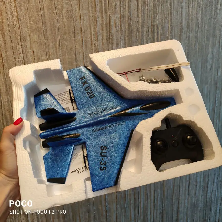 Attachment image review on RC Foam Aircraft SU-35 Plane 2.4G Radio Control