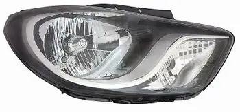 

HEADLIGHT HYUNDAI I-10 2011 PARAB. BLACK C/Left ENGINE Compatible