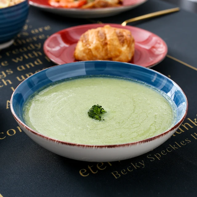 Vancasso Bella-M 20 Darabos Porcelán Étkészlet 4*Vacsora Tányérral, Desszert Tányér, Leves Tál, Bögre Szett 4 Személyes Számára - Image 4