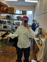 Blusa de gasa de manga larga para verano, camisa de oficina para mujer, tops y blusas para mujer, top de talla grande