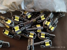 Wedge-Lamp Interior-Bulb Car-Side LED Error-Free T10 White Canbus 20PCS 5730 12V 8SMD