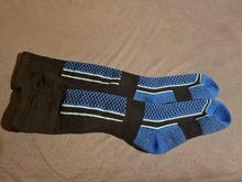 Calcetines térmicos de esquí para niños y niñas, calcetín deportivo grueso de algodón para deportes, snowboard, ciclismo, esquí, senderismo, calentador de piernas