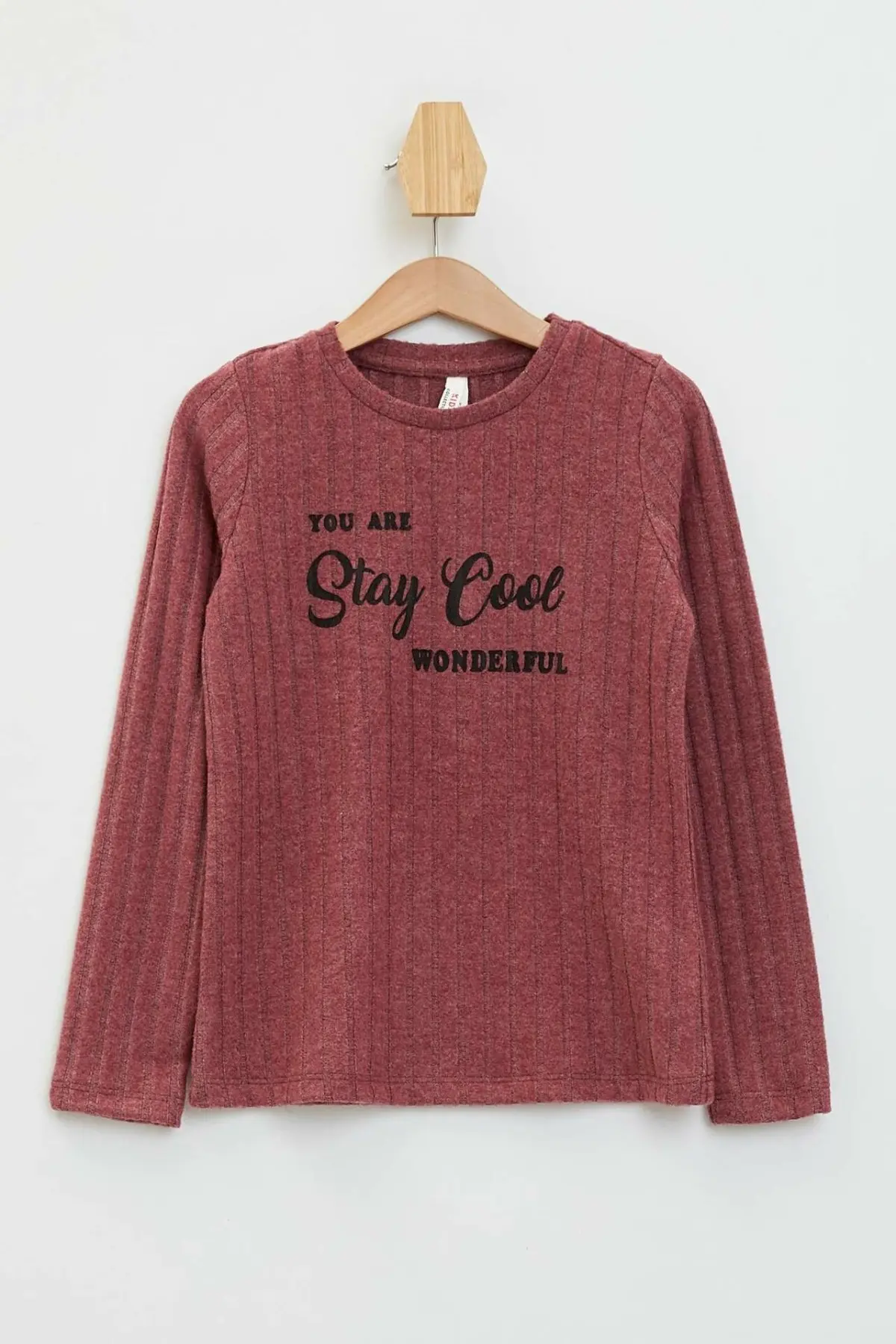 DeFacto Autumn Girl Fashion O-neck Long Sleeve Pullover Boys Casual Letter Pattern Loose Tops Girls Sweatshirt- L1998A619AU