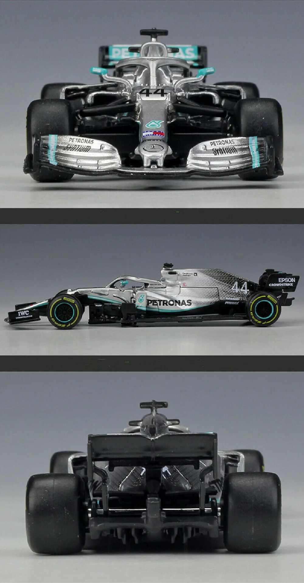 1:43 Bburago Mercedes AMG Petronas F1 Formula W10 77# Valtteri Botta Car New 