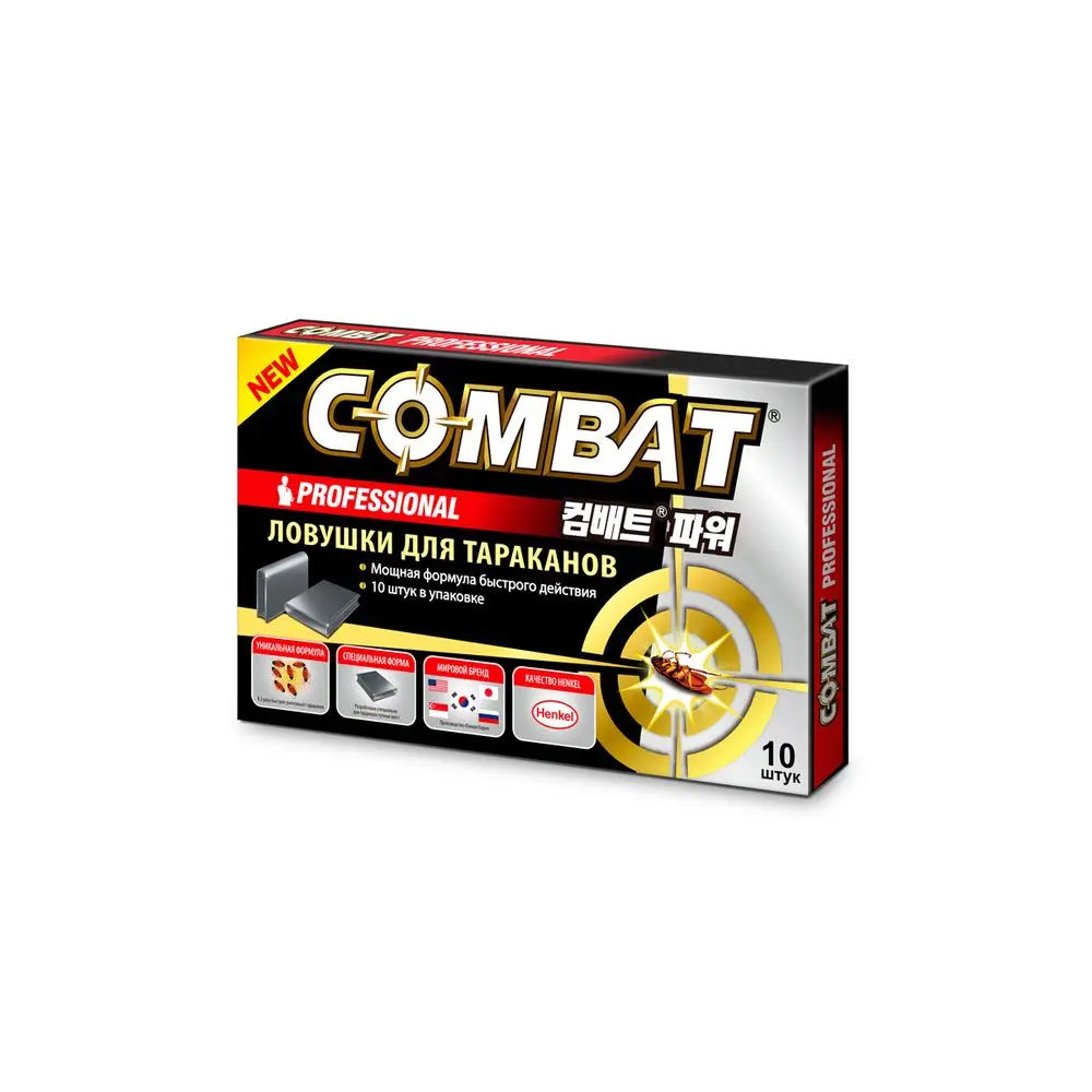Инсектицид от тараканов Combat professional 10 шт. | Дом и сад
