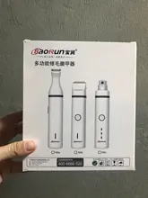 Pets-Clippers Hair-Trimmer Foot-Cutter Pet-Grooming-Kit Nail-Grinder Baorun Rechargeable