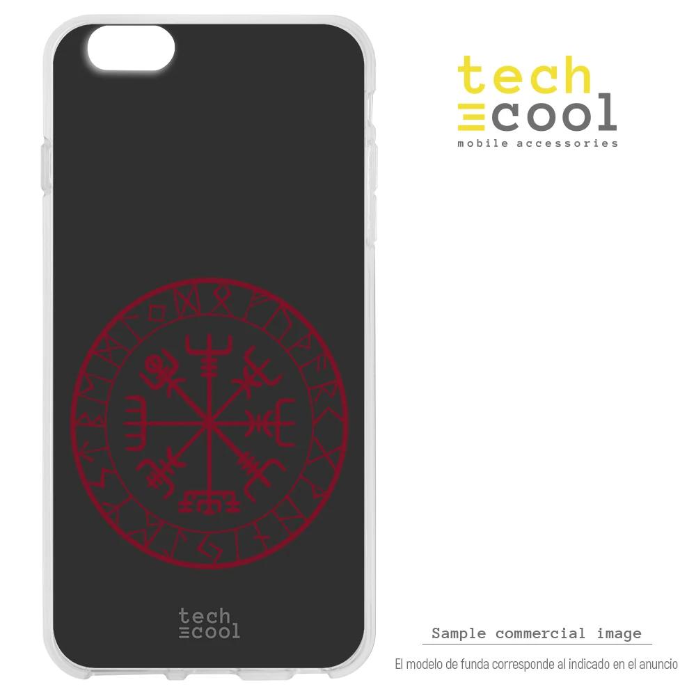FunnyTech®Силиконовый чехол для Huawei GX8 Viking symbol mythology nordica celta vegvisir черный фон|Бамперы| |
