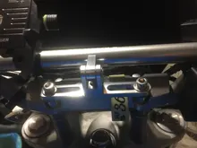 MOTOWOLF-soporte de montaje para motocicleta, soporte de teléfono de expansión para luz, manillar