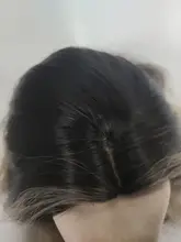 Peluca de cabello sintético Afro Americano para mujer, pelo largo ondulado con ombré negro y marrón, fiesta de Cosplay, uso diario, resistente al calor