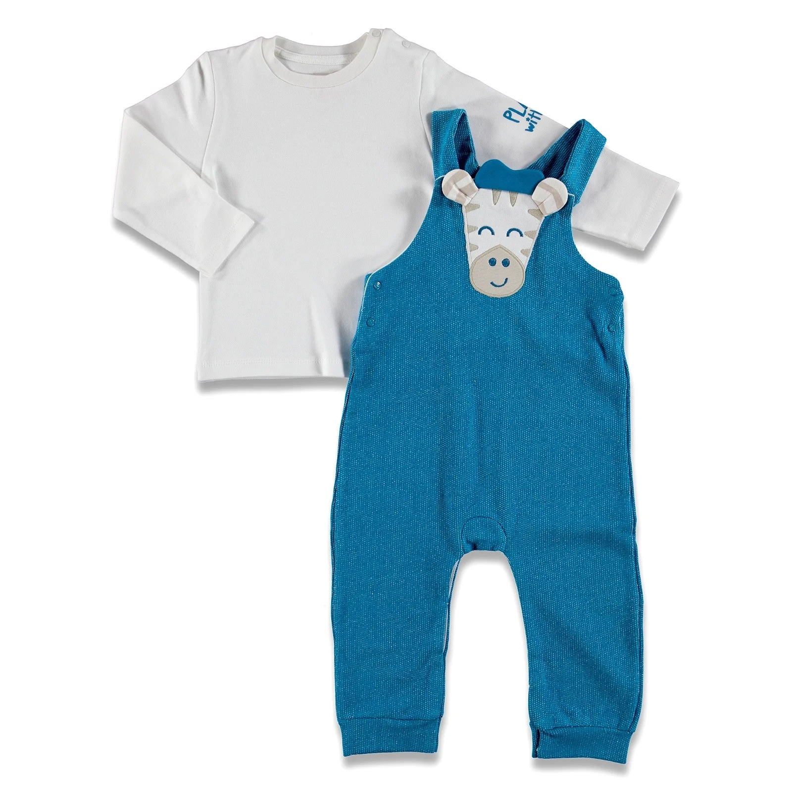 

ebebek Fisher Price Play with Me Baby Sweatshirt Dungarees Set