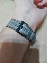 22mm correa de reloj para el Huawei watch gt 2/2e correa samsung Galaxy reloj de 3/45/46mm de cuero correa Amazfit ritmo GTR/equipo S3 frontera