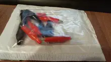 Alligator Clip Battery-Tester Probe Crocodile-Clip Electrical-Clamp-Testing Metal Plastic