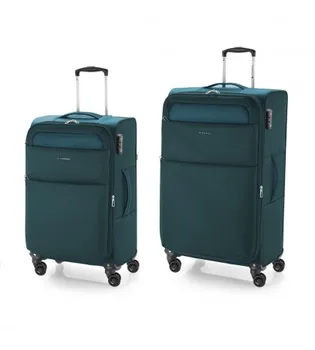 

Set 2 Suitcases Medium-Large Soft 4R Gabol Cloud Turquoise