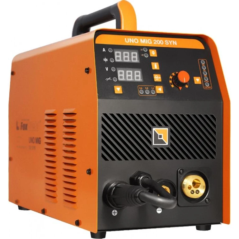 Аппарат сварочный инверторный полуавтоматический FOXWELD UNO MIG 200 SYN (200 А; TIG/MIG/MAG/MMA; форсаж дуги; индикатор