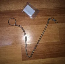 Llavero de Metal de 23cm de alta calidad para hombre, llavero de cadena, pantalón Hipster, Jean, llavero, billetera, cinturón, Clip, joyería de hip hop, 2020