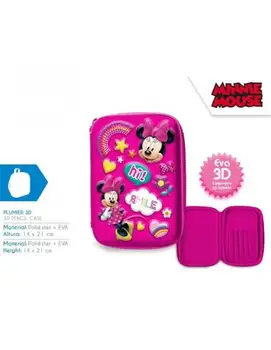 

MINNIE MOUSE's empty 3D PLUMIER case