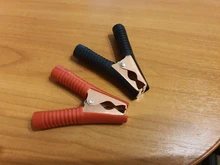 Hot Car Alligator Clips Battery Clamps Crocodile Clip 100A Red+Black