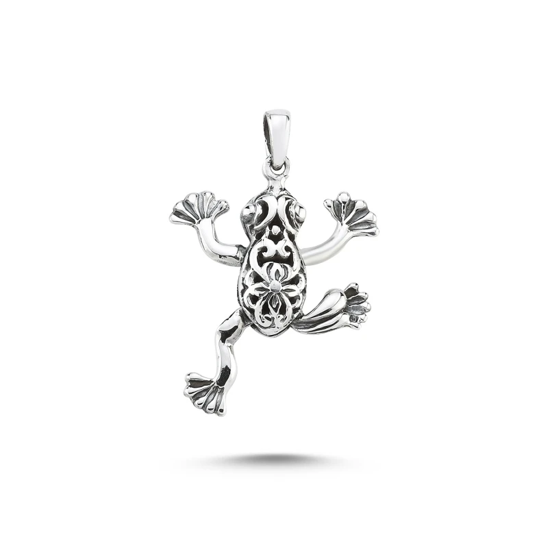 

Armagano Oxidized Moveable Frog Pendant