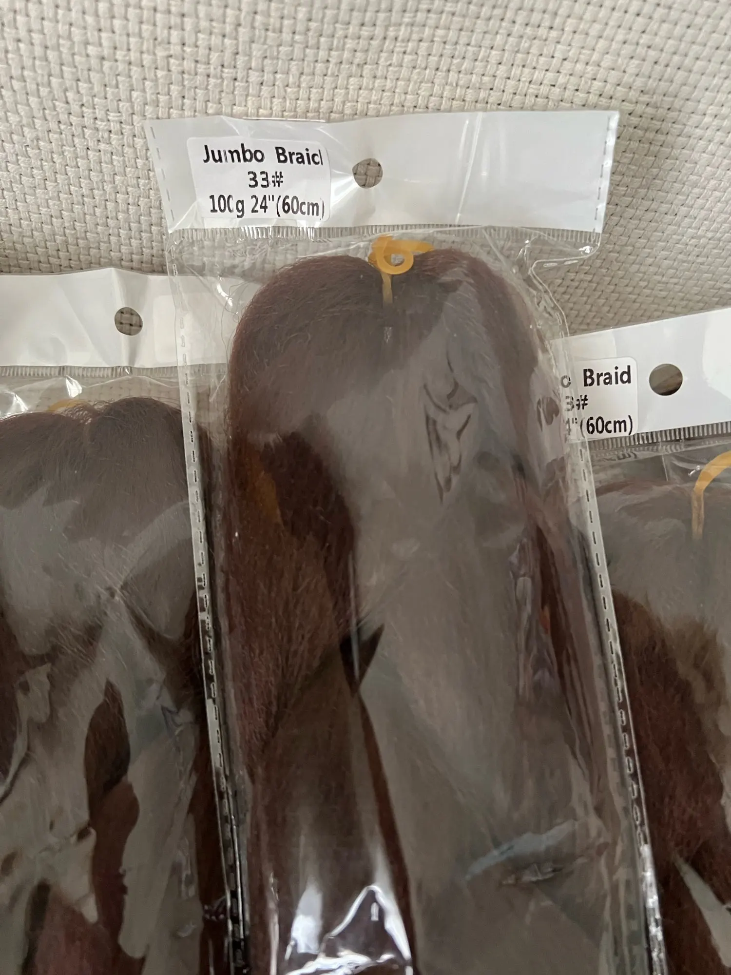 Syntetisk 24 tum 100 g enkel ombre färg glödande hårförlängning Twist Jumbo flätor Kanekalon hår för kvinnor