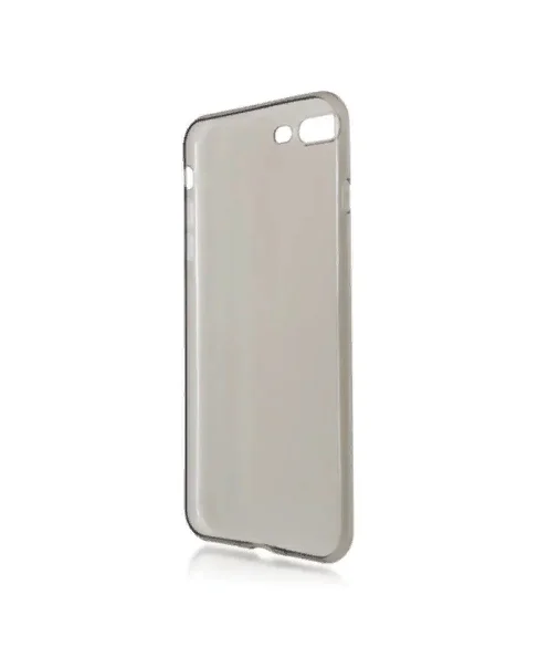 Силиконовый чехол для Apple Iphone 7 plus / 8 прозрачный-тёмный | Мобильные телефоны и