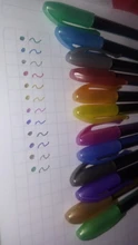 12 unids/set juego de bolígrafos de Gel de brillo bolígrafos para la escuela Oficina libro para colorear para adultos revistas dibujo garabatos arte marcadores de pluma de promoción