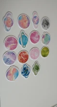 45 unids/pack divertido planeta cuarderno de recortes con pegatinas decorativas palo etiqueta diario papelería álbum diario pegatinas