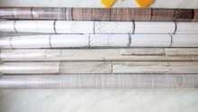 Stick Wallpaper Liner Wood Wood-Grain-Peel Self-Adhesive Removable Haohome Grey Shlef
