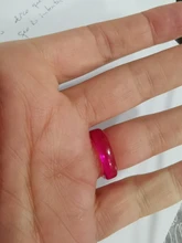 17KM-anillo acrílico de resina transparente para mujer, creativo coreano cuadrado geométrico redondo Irregular, joyería