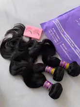 Allove onda del cuerpo mechones extensiones de cabello humano mechones 30 cabello virgen pulgadas mechones brasileño extensiones de pelo ondulado mechones de extensiones de cabello humano barato