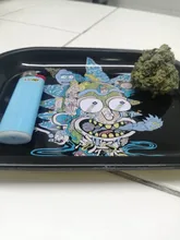 Herb-Grinder Rolling-Tray Tobacco-Storage-Plate Smoking-Accessories Metal Tin 18cm--14cm