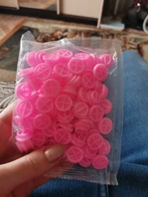 Pegamento para extensión de pestañas, copa de epoxi, herramienta para Injerto de pestañas, tatuajes, pigmentos adhesivos, 100 Uds.