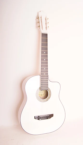 62CW Гитара акустическая, с вырезом, белая, Ижевский завод Т.И.М